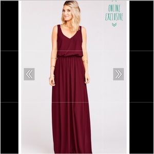 Kendall Maxi Dress - Merlot